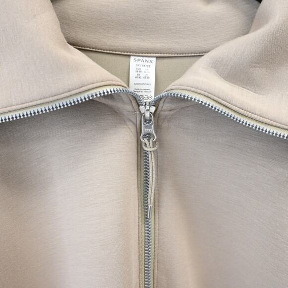 Spanx Fawn Airessentials Half Zip Pull-Over Sweater Size 3x 50346R - Picture 5 of 9